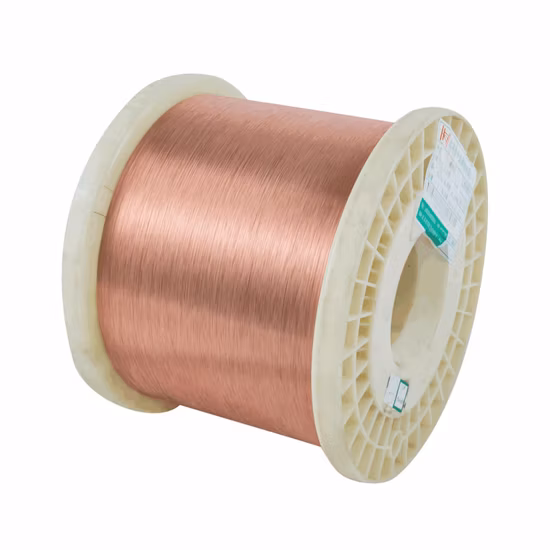 Fio de cobre desencapado da soldadura fina térmica da resistência com 0.8mm 1mm 6 AWG desencapado 2/0 para a solda esmaltada elétrica